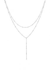 Elli Damski naszyjnik w kształcie litery Y z kulkami ze srebra próby 925 Sterling Silver Naszyjniki 1 ct. Szare naszyjniki Elli, srebrne. Za 228.99 zł.