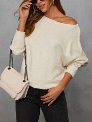 LA Angels Sweter w kolorze kremowym rozmiar: S. Brązowe swetry LA Angels, s, bez wzorów, bez ramiączek. Za 174.84 zł.