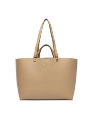 GINO ROSSI Torebka EO-LX10226 Beżowy. Brązowe shopper Gino Rossi, bez wzorów, z materiału, bez dodatków. Za 329.99 zł.