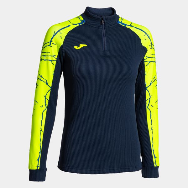 Bluza do biegania damska Joma Elite IX. Niebieskie bluzy Joma, s, bez wzorów, z elastanu, bez kaptura. Za 118.83 zł.