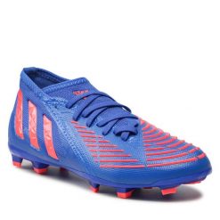 Buty do piłki nożnej adidas. Niebieskie obuwie sportowe Adidas, bez zapięcia. Za 479.99 zł.