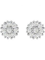 Diamant Vendôme Złote kolczyki-wkrętki z diamentami rozmiar: onesize. Szare kolczyki Diamant Vendöme, z diamentem, złote. Za 1,043.99 zł.