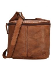 HIDE & STITCHES Skórzana torebka w kolorze jasnobrązowym - 22 x 20 x 7 cm rozmiar: onesize. Brązowe torby na ramię HIDE & STITCHES, bez wzorów, z materiału, na ramię, bez dodatków. Za 165.99 zł.