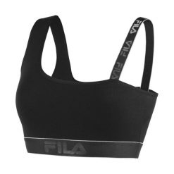 Stanik sportowy Bielizna Damska Fila woman bra 1 pack. Czarna bielizna sportowa Fila, s, bez wzorów, z bawełny. Za 52.99 zł.