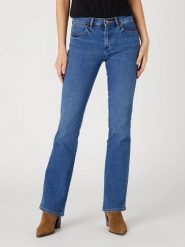 Wrangler Dżinsy - Boot fit - w kolorze niebieskim rozmiar: W27/L32. Niebieskie jeansy Wrangler, l, z aplikacjami. Za 162.49 zł.