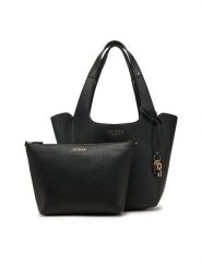 Guess Torebka HWBG96 40220 Czarny. Czarne torebki klasyczne Guess, z aplikacjami, ze skóry, bez dodatków. Za 439.99 zł.