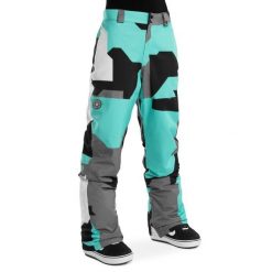 Spodnie snowboardowe damskie P1-W Sleet. Niebieskie spodnie narciarskie SIROKO, xs, bez wzorów, narciarskie. W wyprzedaży za 384.00 zł.