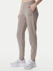 EA7 Emporio Armani Spodnie dresowe 7W000538 AF15831 Brązowy Regular Fit. Brązowe spodnie dresowe EA7 Emporio Armani, m, bez wzorów, z bawełny. Za 509.99 zł.