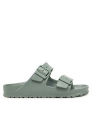 Birkenstock Klapki Arizona Eva 1029653 Zielony. Zielone klapki Birkenstock, bez wzorów, z syntetyku, bez obcasa. Za 249.99 zł.
