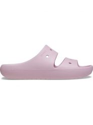 Crocs Klapki "Classic" w kolorze jasnoróżowym rozmiar: 38/39. Różowe klapki Crocs, bez wzorów, z otwartym noskiem, bez obcasa. Za 118.84 zł.