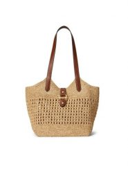 LAUREN RALPH LAUREN Torebka 431P03408001 Brązowy. Brązowe shopper Lauren Ralph Lauren, bez wzorów, z syntetyku, bez dodatków. Za 1,799.00 zł.