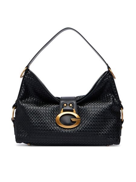 Guess Torebka Camden HWWW93 08180 Czarny. Czarne torebki klasyczne Guess, z aplikacjami, ze skóry, bez dodatków. Za 674.99 zł.