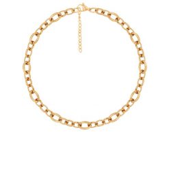 Naszyjnik Łańcuch No.3 pozłacany. Żółte naszyjniki Lilou, z cyrkonią, pozłacane. Za 239.00 zł.