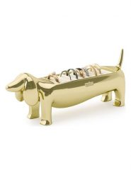 Umbra Uchwyt "Dachsie" w kolorze miedzianym na pierścionki - 15 x 6 x 4 cm rozmiar: onesize. Brązowe pierścionki Umbra, metalowe. Za 43.68 zł.