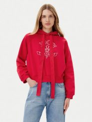 JOOP! Jeans Bluza Tinna 30046176 Czerwony Regular Fit. Czerwone bluzy Joop! Jeans, xl, bez wzorów, z bawełny, bez kaptura. Za 359.99 zł.