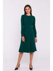 Stylove Sukienka w kolorze ciemnozielonym rozmiar: XL. Zielone sukienki Stylove, xl, bez wzorów, bez kołnierzyka, bez ramiączek, midi. Za 220.12 zł.