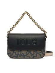 TOUS Torebka Chain Kaos Icon 2002200351 Beżowy. Brązowe listonoszki Tous, bez wzorów, ze skóry, bez dodatków. Za 629.99 zł.