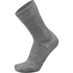Skarpety trekkingowe damskie z wełną merino Meindl MT7 Lady. Szare skarpety Meindl, bez wzorów, z wełny. Za 109.00 zł.