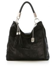 Anna Morellini Skórzana torebka w kolorze czarnym - 38 x 36 x 14 cm rozmiar: onesize. Czarne torby na ramię Anna Morellini, bez wzorów, z materiału, na ramię, bez dodatków. Za 304.99 zł.