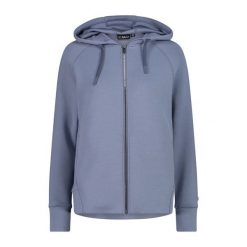 Damska bluza z kapturem z jerseyu CMP. Czarne bluzy CMP, bez wzorów, z jersey, z kapturem. Za 376.40 zł.