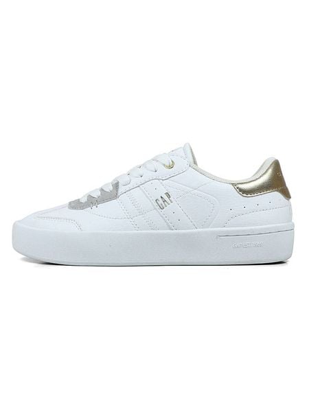 GAP Sneakersy "Boudler" w kolorze białym rozmiar: 36. Białe trampki GAP, bez wzorów, bez zapięcia. Za 139.95 zł.