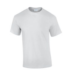 Ultra Bawełniana Koszulka Unisex Dla Dorosłych. Białe bluzki GILDAN, xl, bez wzorów, z bawełny, sportowe, bez kołnierzyka, bez ramiączek. Za 30.99 zł.