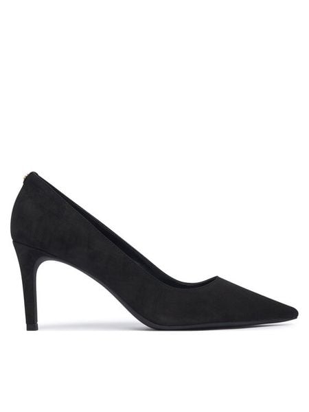 MICHAEL Michael Kors Szpilki Alina 40F2HNMP1S Czarny. Czarne szpilki MICHAEL Michael Kors, bez wzorów, ze skóry, bez obcasa, na szpilce, bez zapięcia. Za 566.99 zł.