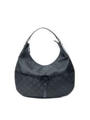 Gucci Torebka w kolorze czarnym - 32 x 23 x 4 cm rozmiar: onesize. Czarne torby na ramię Gucci, bez wzorów, z materiału, na ramię, bez dodatków. Za 2,696.99 zł.