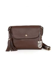 Lucca Baldi Skórzana torebka "Bagni" w kolorze ciemnobrązowym - 25 x 17 x 7 cm rozmiar: onesize. Brązowe torby na ramię Lucca Baldi, bez wzorów, z materiału, na ramię, bez dodatków. Za 195.99 zł.