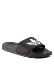 Adidas Klapki Adilette Lite FU8298 Czarny. Czarne klapki Adidas, ze skóry, bez zapięcia. Za 109.99 zł.