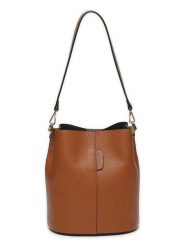 Maison héritage PARIS Skórzana torebka "Bruna Graine" w kolorze jasnobrązowym - 26 x 23 x 16 cm rozmiar: onesize. Brązowe torby na ramię Maison héritage PARIS, bez wzorów, z materiału, na ramię, bez dodatków. Za 293.59 zł.