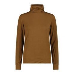 Damski sweter z okrągłym dekoltem CMP. Brązowe swetry CMP, na zimę, bez wzorów, z wełny, bez ramiączek. Za 308.00 zł.