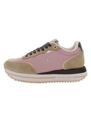 U.S. Polo Assn. Sneakersy w kolorze jasnoróżowo-beżowym rozmiar: 41. Brązowe trampki U.S. Polo Assn., bez wzorów, bez zapięcia. Za 218.57 zł.