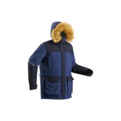Arctic trekking Parka 500 Extra Warm. Niebieskie parki FORCLAZ, s, z elastanu, bez kaptura. Za 999.99 zł.