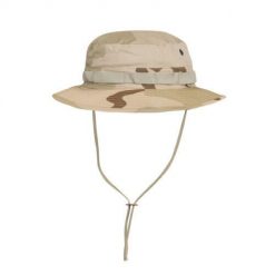 Kapelusz turystyczny z odpinaną osłoną karku US Desert. Brązowe kapelusze HELIKON-TEX, bez wzorów. Za 64.99 zł.