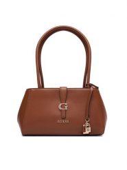 Guess Torebka Carrie HWVG98 96080 Brązowy. Brązowe torebki klasyczne Guess, z aplikacjami, ze skóry, bez dodatków. Za 639.99 zł.