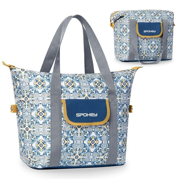 Torba turystyczna termiczna Spokey San Remo. Torby na ramię Spokey, bez wzorów, z materiału, biznesowe, na ramię, duże, bez dodatków. Za 57.99 zł.