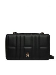 Tommy Hilfiger Torebka Th Feminine Conv Crossover AW0AW17454 Czarny. Czarne listonoszki TOMMY HILFIGER, bez wzorów, ze skóry, bez dodatków. Za 649.99 zł.