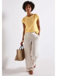 Street One Koszulka w kolorze żółtym rozmiar: 34. Żółte bluzki Street One, bez wzorów, street, bez kołnierzyka, bez ramiączek. Za 74.28 zł.