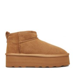 Śniegowce DeeZee. Brązowe trapery i śniegowce DeeZee. Za 349.99 zł.