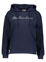 Pepe Jeans Bluza w kolorze granatowym rozmiar: XS. Niebieskie bluzy Pepe Jeans, xs, bez wzorów, z jeansu, z kapturem. Za 110.04 zł.