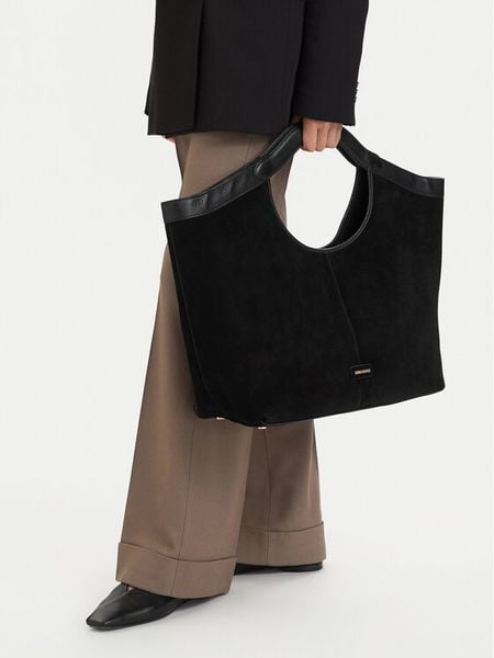 GINO ROSSI Torebka EO-LA224-19581-1 Czarny. Czarne shopper Gino Rossi, bez wzorów, ze skóry, bez dodatków. Za 699.99 zł.