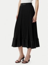 KARL LAGERFELD Spódnica plisowana B2W12003 Czarny Regular Fit. Czarne spódnice KARL LAGERFELD, bez wzorów, z syntetyku, plisowane. Za 999.99 zł.