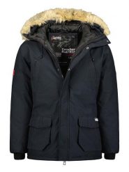 Canadian Peak Parka "Claudeak" w kolorze granatowym rozmiar: XL. Niebieskie parki Canadian Peak, xl, bez kaptura. Za 252.12 zł.