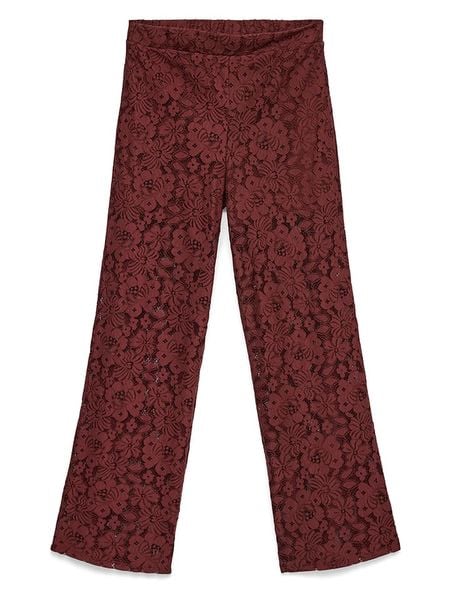 Vero Moda Spodnie w kolorze brązowym rozmiar: XL. Brązowe spodnie materiałowe Vero Moda, na co dzień, xl, bez wzorów, z koronki. Za 137.42 zł.