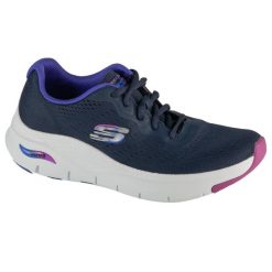 Buty sportowe Sneakersy damskie, Arch Fit-Infinity Cool. Niebieskie obuwie sportowe Skechers, bez zapięcia, trekkingowe, Skechers Sport. Za 399.99 zł.