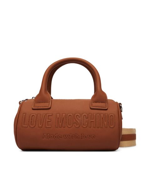 LOVE MOSCHINO Torebka JC4054PP1OLE0200 Brązowy. Brązowe torebki klasyczne Love Moschino, bez wzorów, ze skóry, bez dodatków. Za 869.99 zł.