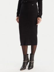 Fracomina Spódnica ołówkowa FR25WG4004K55601 Czarny Slim Fit. Czarne spódnice Fracomina, xs, bez wzorów, z syntetyku, ołówkowe. Za 599.99 zł.