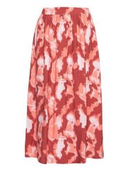 MOSS COPENHAGEN Spódnica "Magnella Ladonna" w kolorze czerwono-różowym rozmiar: M. Czerwone spódnice Moss Copenhagen, na imprezę, m, bez wzorów, z wiskozy, klasyczne, maxi. Za 123.25 zł.