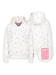 Eight2Nine Bluza w kolorze biało-różowym rozmiar: S. Białe bluzy Eight2Nine, s, bez wzorów, z bawełny, z kapturem. Za 113.99 zł.